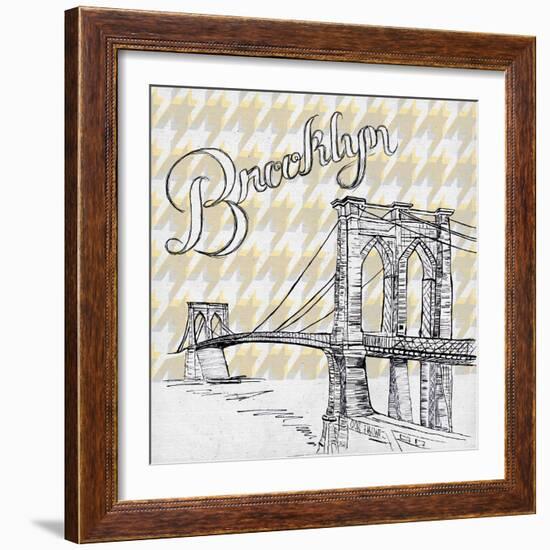 Textile Brooklyn-Gina Ritter-Framed Art Print