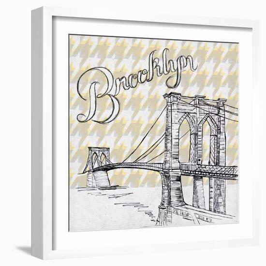 Textile Brooklyn-Gina Ritter-Framed Art Print