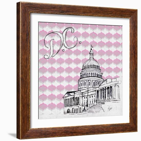 Textile D.C.-Gina Ritter-Framed Art Print