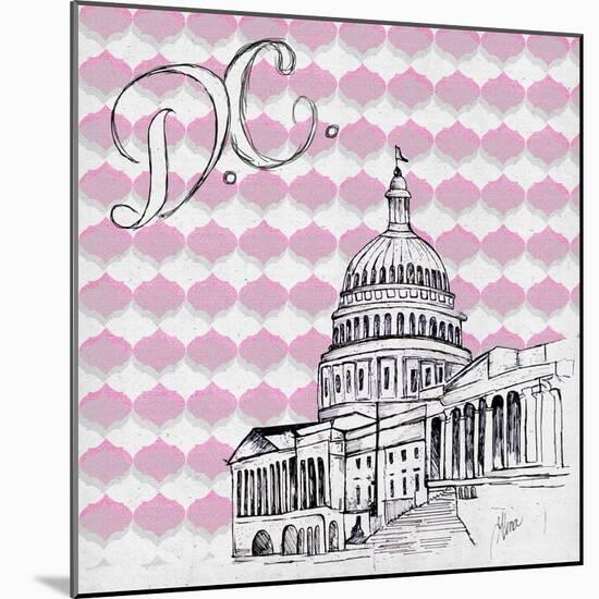 Textile D.C.-Gina Ritter-Mounted Premium Giclee Print