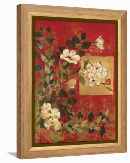 Textile Impressions 1-Matina Theodosiou-Framed Stretched Canvas