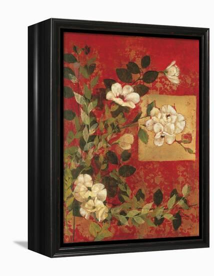 Textile Impressions 1-Matina Theodosiou-Framed Stretched Canvas