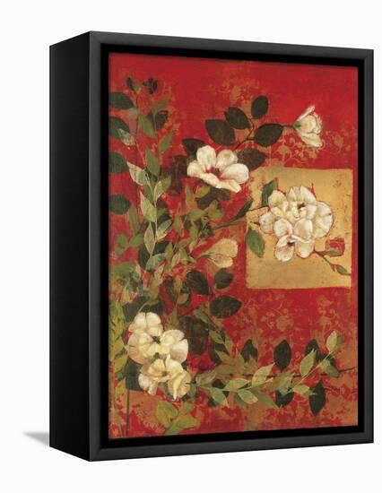 Textile Impressions 1-Matina Theodosiou-Framed Stretched Canvas