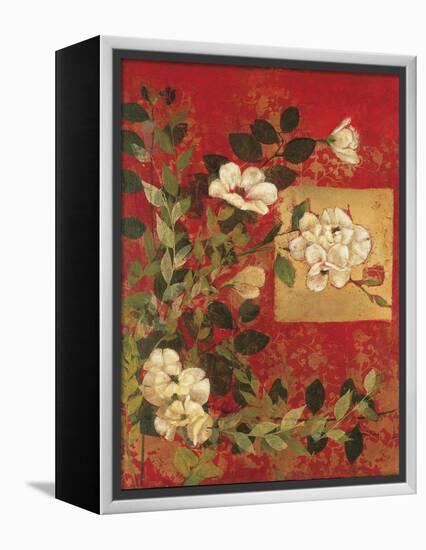 Textile Impressions 1-Matina Theodosiou-Framed Stretched Canvas