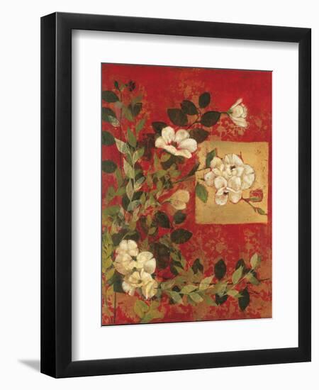 Textile Impressions 1-Matina Theodosiou-Framed Art Print