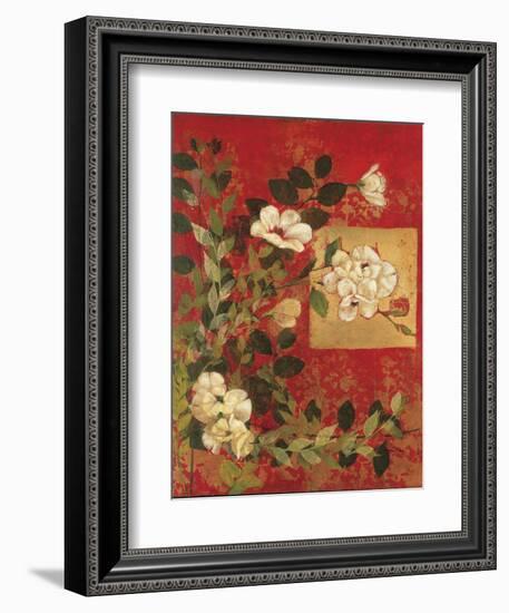 Textile Impressions 1-Matina Theodosiou-Framed Art Print