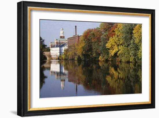 Textile Mills Along the Blackstone River, Pawtucket, Rhode Island-null-Framed Giclee Print