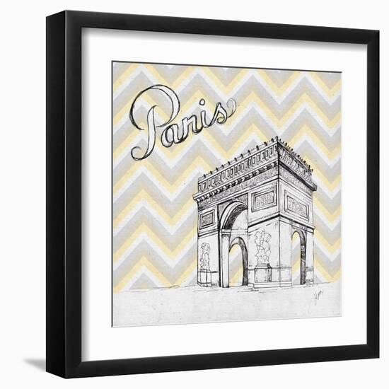 Textile Paris-Gina Ritter-Framed Art Print