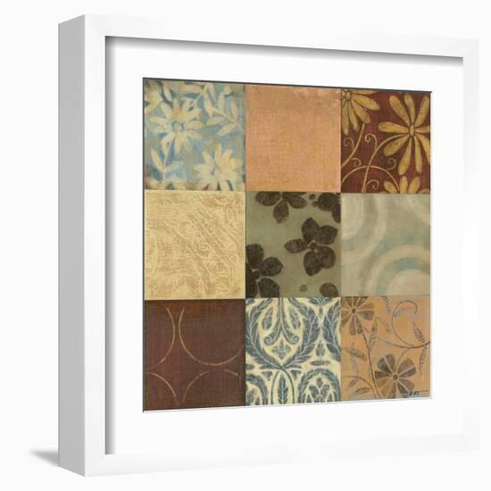 Textile Patterns Nine-Patch-Norman Wyatt Jr.-Framed Art Print