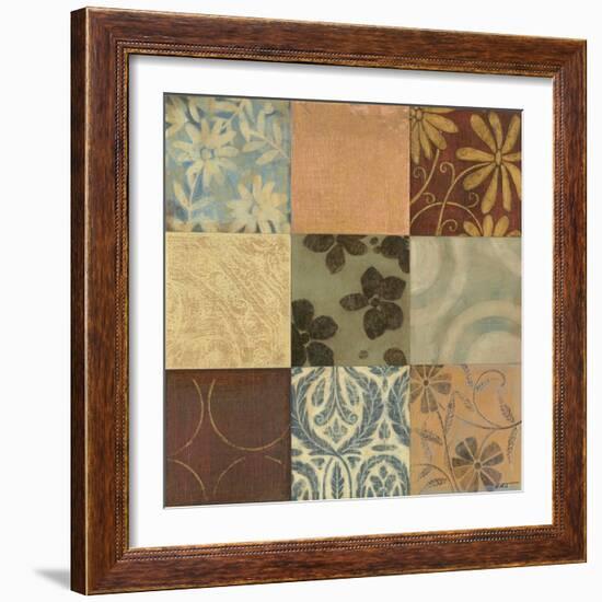 Textile Patterns Nine-Patch-Norman Wyatt Jr.-Framed Art Print