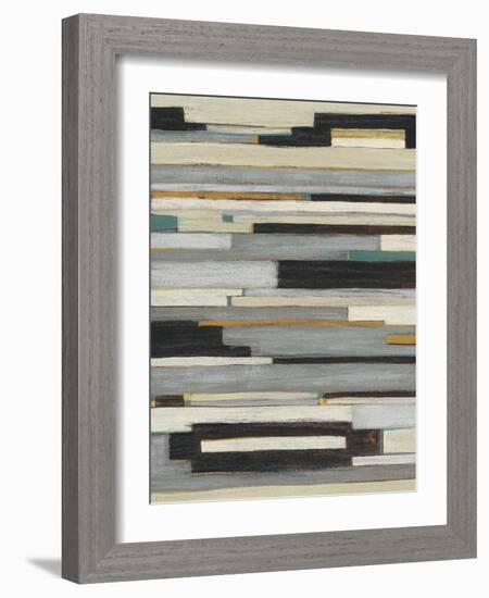 Textile Ratio I-June Vess-Framed Art Print