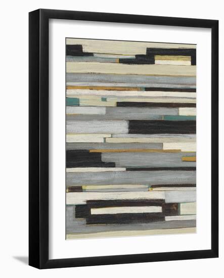 Textile Ratio I-June Vess-Framed Art Print