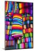Textile Souvenirs in Market, Sacatepequez, Santiago, Guatemala-Michael DeFreitas-Mounted Photographic Print