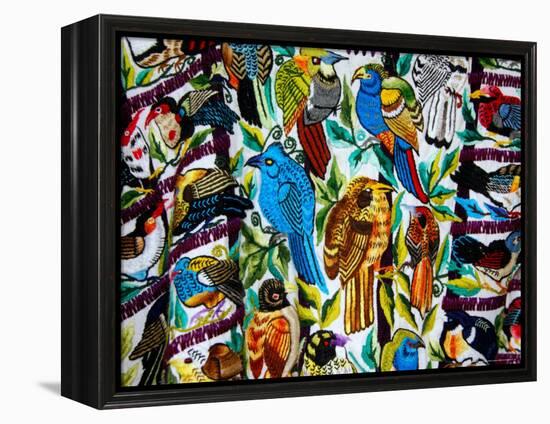 Textiles For Sale at Visitor's Center, Tikal National Park, Petan Jungle, Guatemala-Cindy Miller Hopkins-Framed Premier Image Canvas