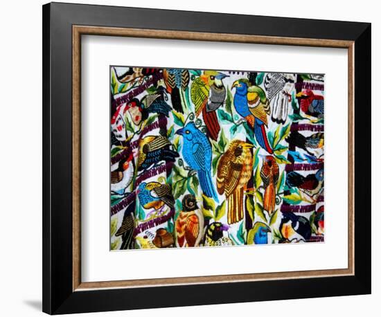 Textiles For Sale at Visitor's Center, Tikal National Park, Petan Jungle, Guatemala-Cindy Miller Hopkins-Framed Photographic Print