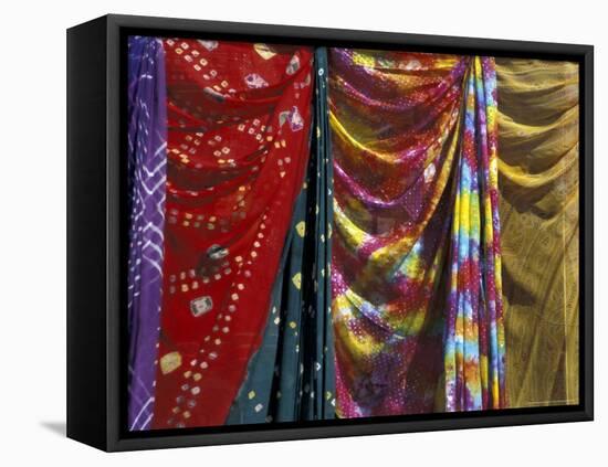 Textiles in Bikaner, India-Judith Haden-Framed Premier Image Canvas