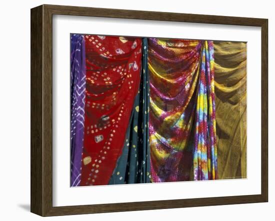 Textiles in Bikaner, India-Judith Haden-Framed Photographic Print