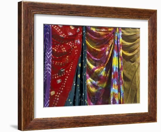 Textiles in Bikaner, India-Judith Haden-Framed Photographic Print