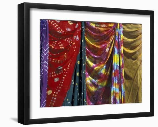 Textiles in Bikaner, India-Judith Haden-Framed Photographic Print