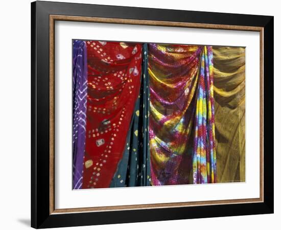 Textiles in Bikaner, India-Judith Haden-Framed Photographic Print