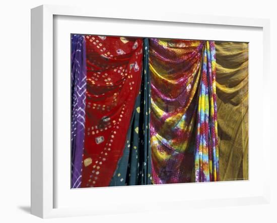 Textiles in Bikaner, India-Judith Haden-Framed Photographic Print