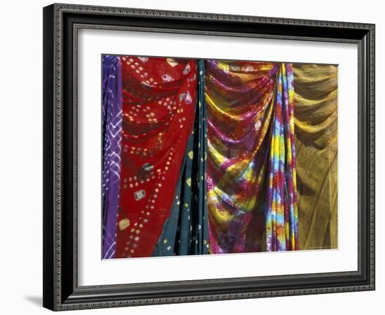 Textiles in Bikaner, India-Judith Haden-Framed Photographic Print