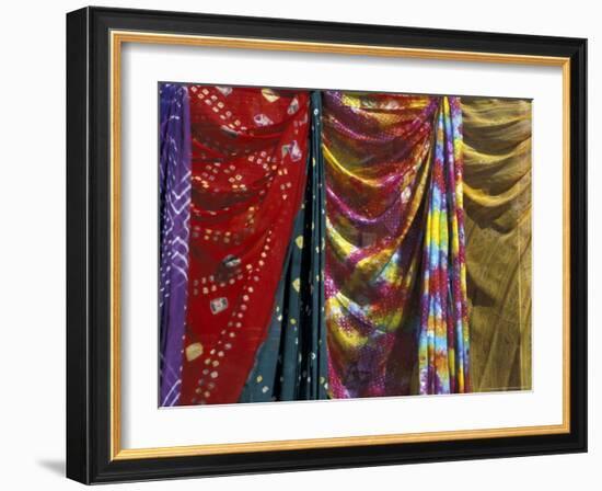 Textiles in Bikaner, India-Judith Haden-Framed Photographic Print