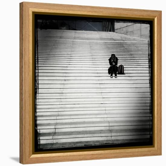 Texting-Craig Roberts-Framed Premier Image Canvas