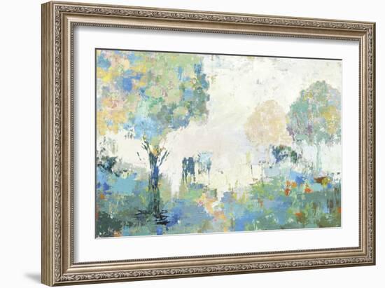 Textural landscape-Allison Pearce-Framed Art Print