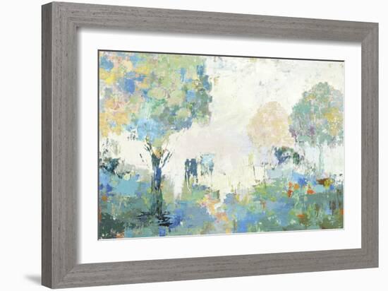 Textural landscape-Allison Pearce-Framed Art Print