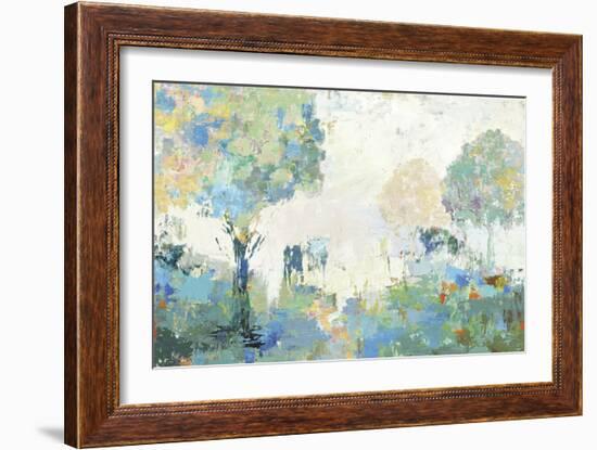 Textural landscape-Allison Pearce-Framed Art Print