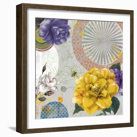 Texture Bouquet-Anna Polanski-Framed Art Print