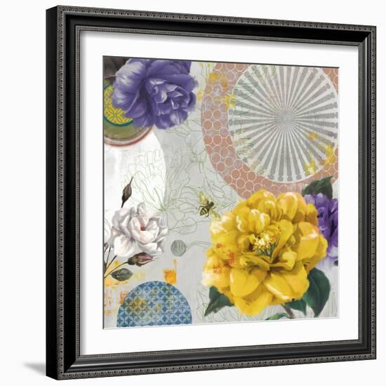 Texture Bouquet-Anna Polanski-Framed Art Print