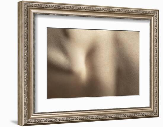 Texture of Human Skin. close up of Well-Kept Caucasian Human Body-master1305-Framed Photographic Print