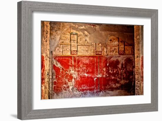 Texture of Ruins in Italy-null-Framed Photo