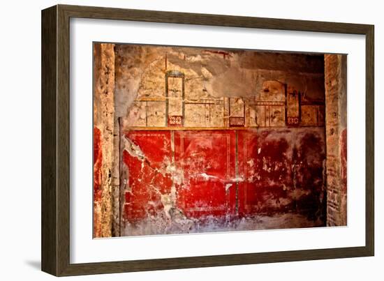 Texture of Ruins in Italy-null-Framed Photo