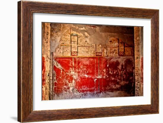 Texture of Ruins in Italy-null-Framed Photo