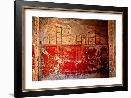 Texture of Ruins in Italy-null-Framed Photo