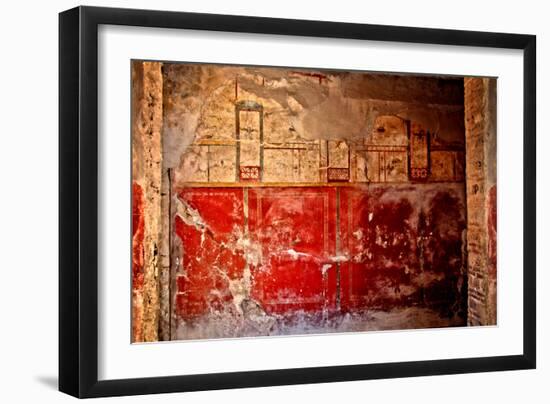 Texture of Ruins in Italy-null-Framed Photo