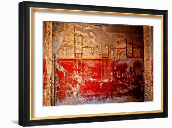 Texture of Ruins in Italy-null-Framed Photo