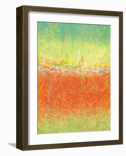 Textured Earth Two-Jan Weiss-Framed Art Print