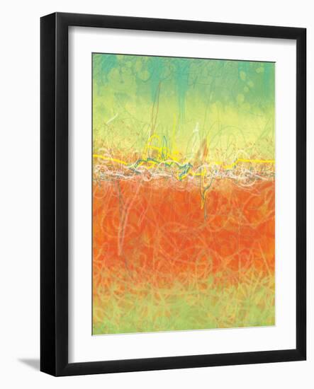 Textured Earth Two-Jan Weiss-Framed Art Print