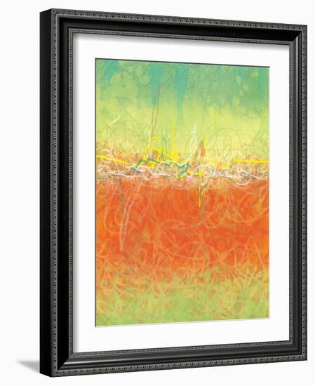 Textured Earth Two-Jan Weiss-Framed Art Print