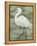 Textured Heron I-Jennifer Goldberger-Framed Stretched Canvas