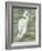 Textured Heron II-Jennifer Goldberger-Framed Art Print