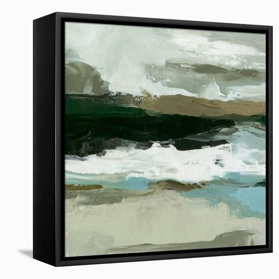 Textured Ocean Tide I-Emma Caroline-Framed Stretched Canvas