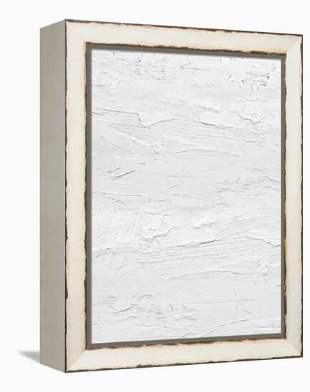 Textured on White I-Sofia Gordon-Framed Stretched Canvas