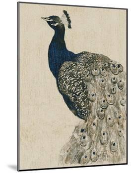 Textured Peacock II-Grace Popp-Mounted Art Print