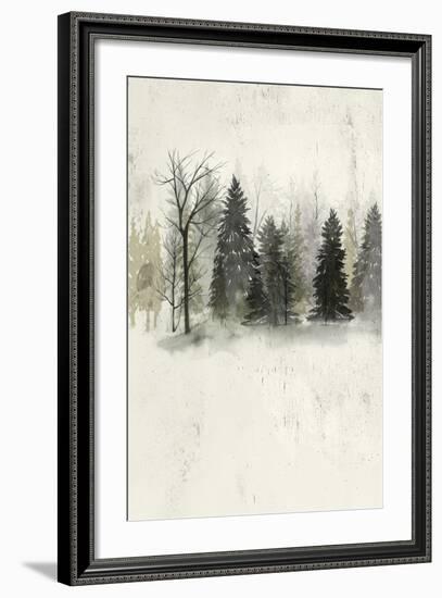 Textured Treeline II-Grace Popp-Framed Art Print