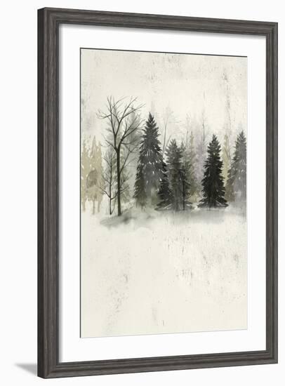 Textured Treeline II-Grace Popp-Framed Art Print